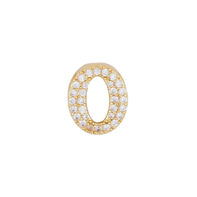 Cosmic Scroll CZ Initial Custom Word Name Necklaces