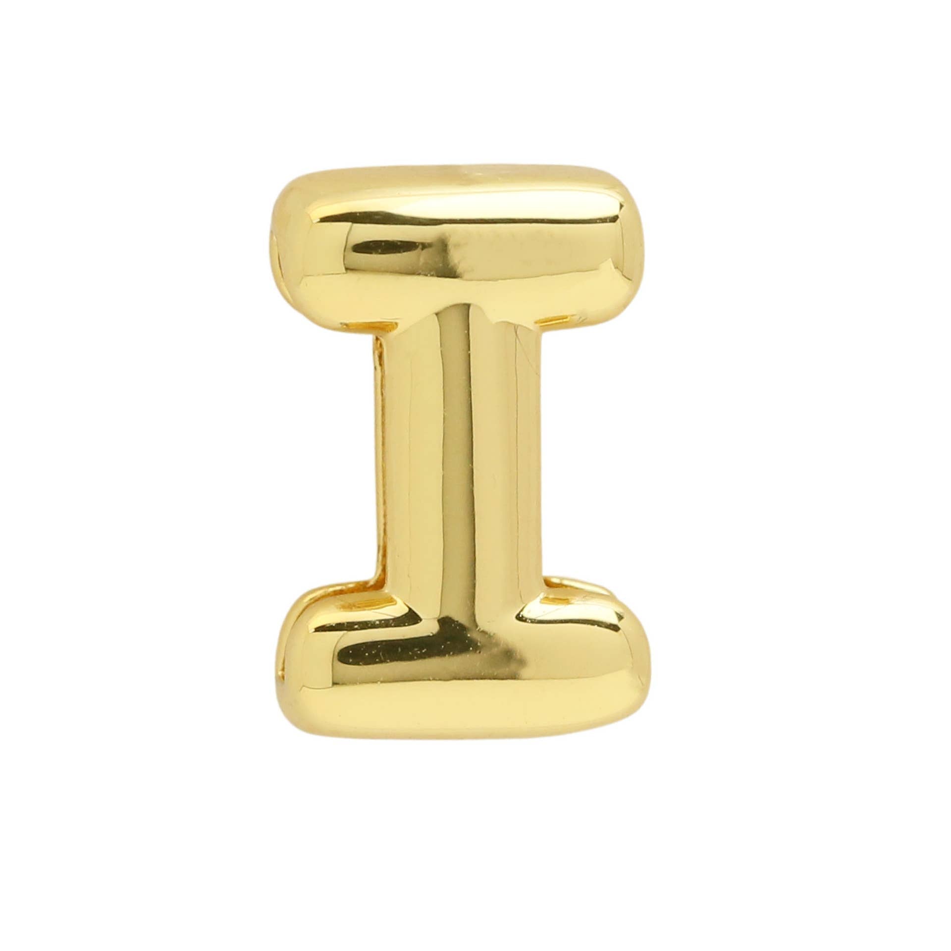 Smooth Bubble Initial Custom Word Name Watch Charm Bracelet