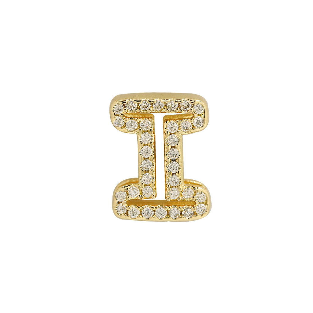 Cut Out CZ Initial Custom Word Name Necklaces