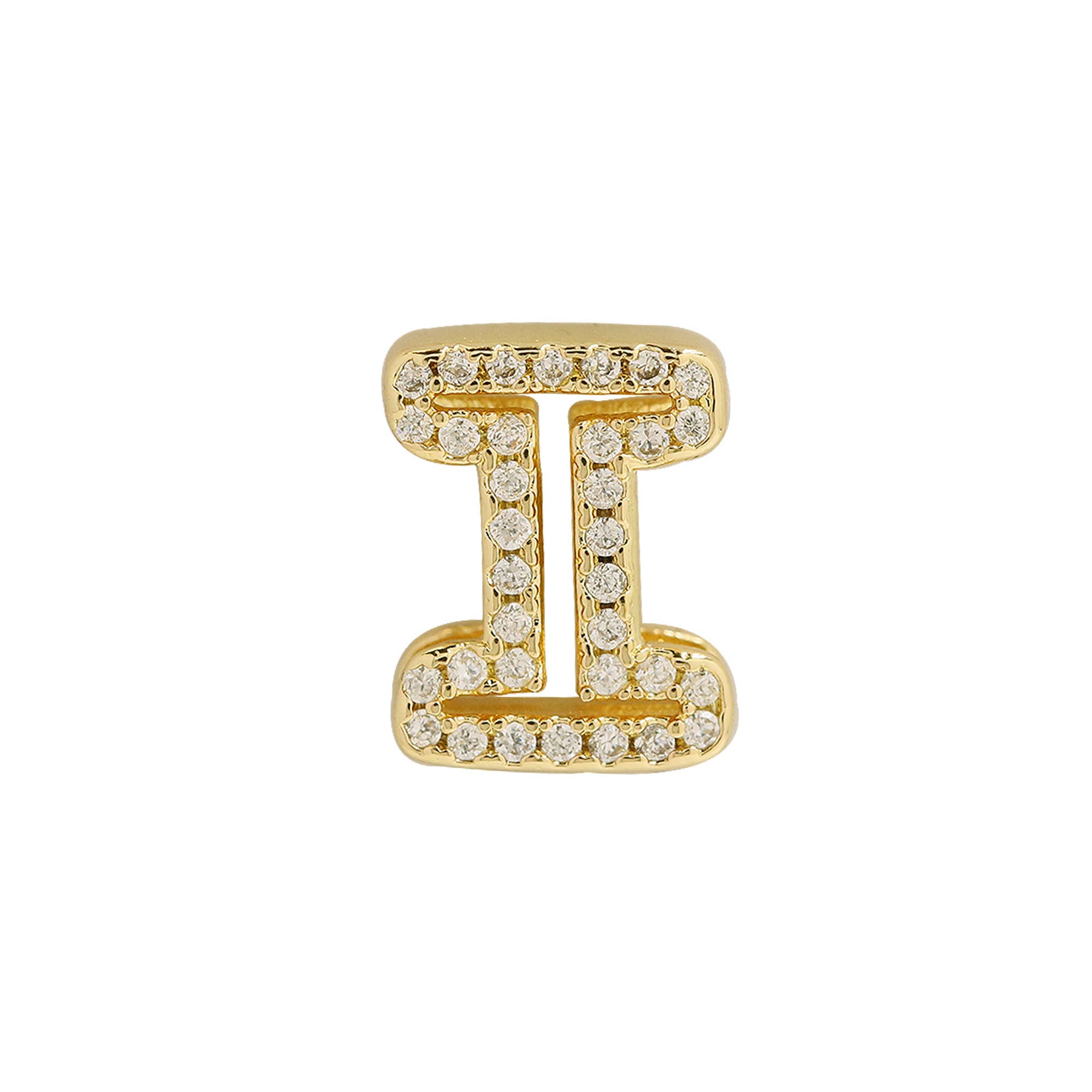 Cut Out CZ Initial Custom Word Name Necklaces