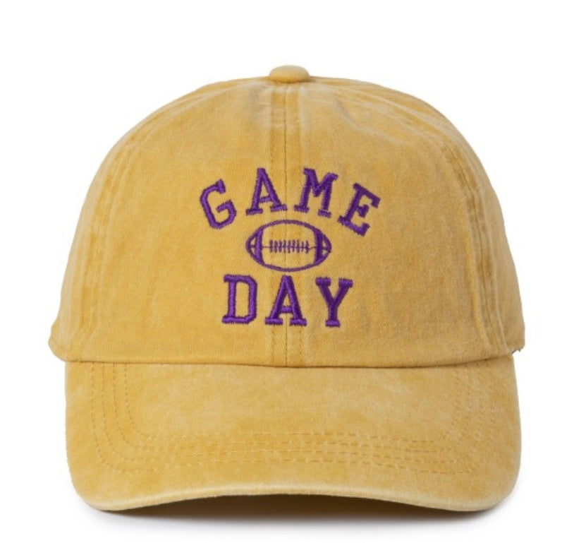 Purple & Gold Gameday Baseball Cap