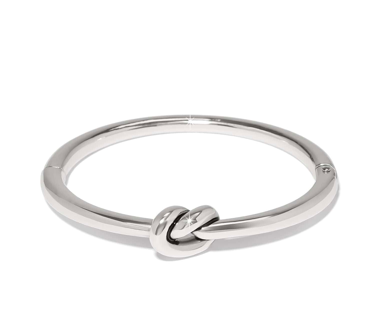 Brighton Interlok Single Knot Hinged Bangle