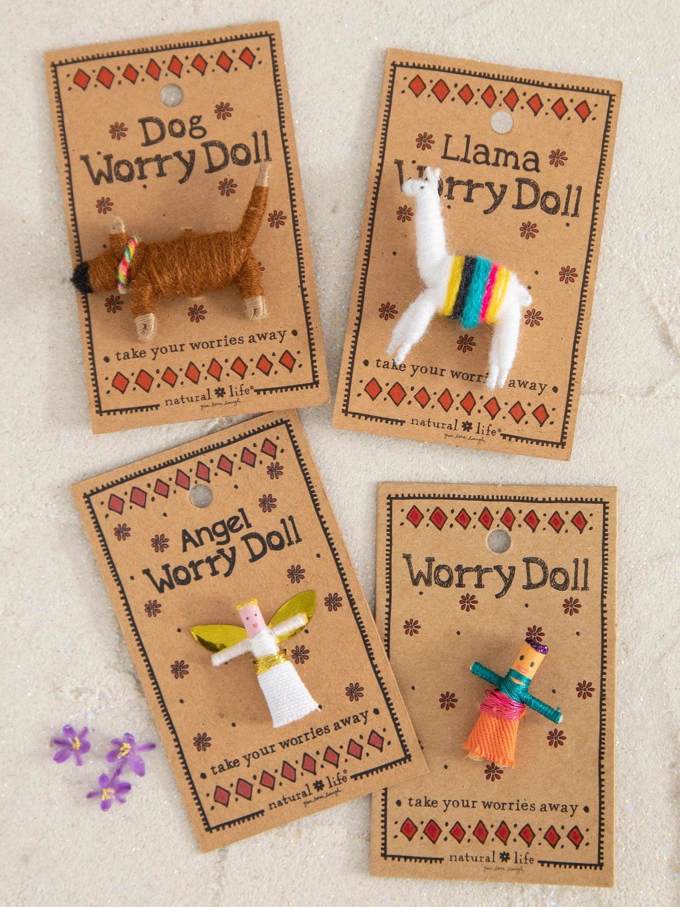Natural Life Dog Worry Doll
